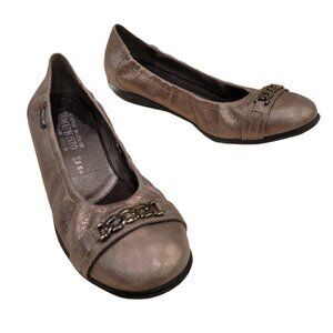 Mephisto Alison Women's Flats, 11, Bronze, New